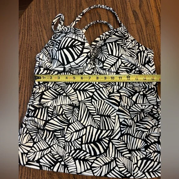 Island supply Co. Caribbean Joe women’s palm tankini top size 18 - Picture 12 of 14